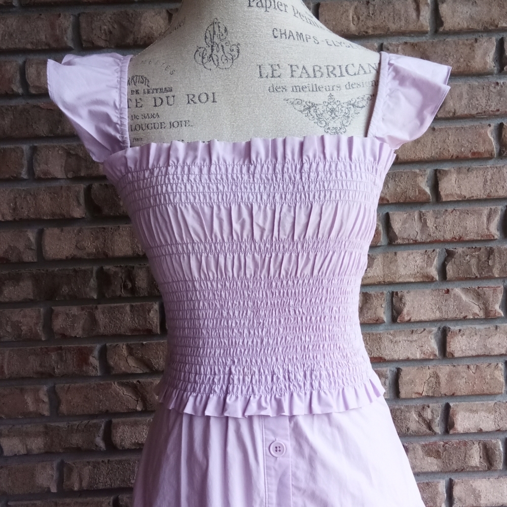 Amanda Uprichard Fillmore Dress in Lavender - Picture 4 of 11
